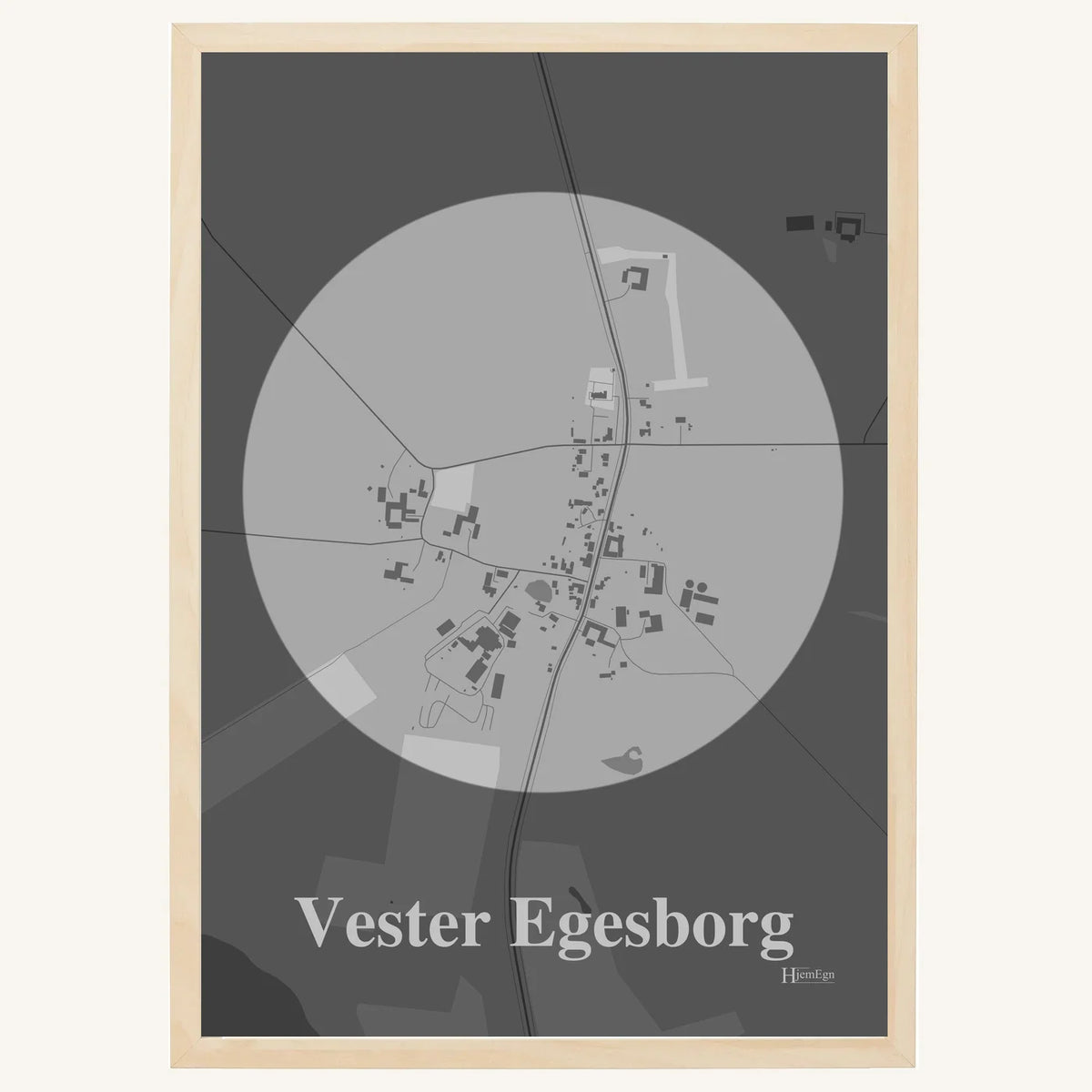 Vester Egesborg plakat – Centrum 2026 – Lys pastel grå