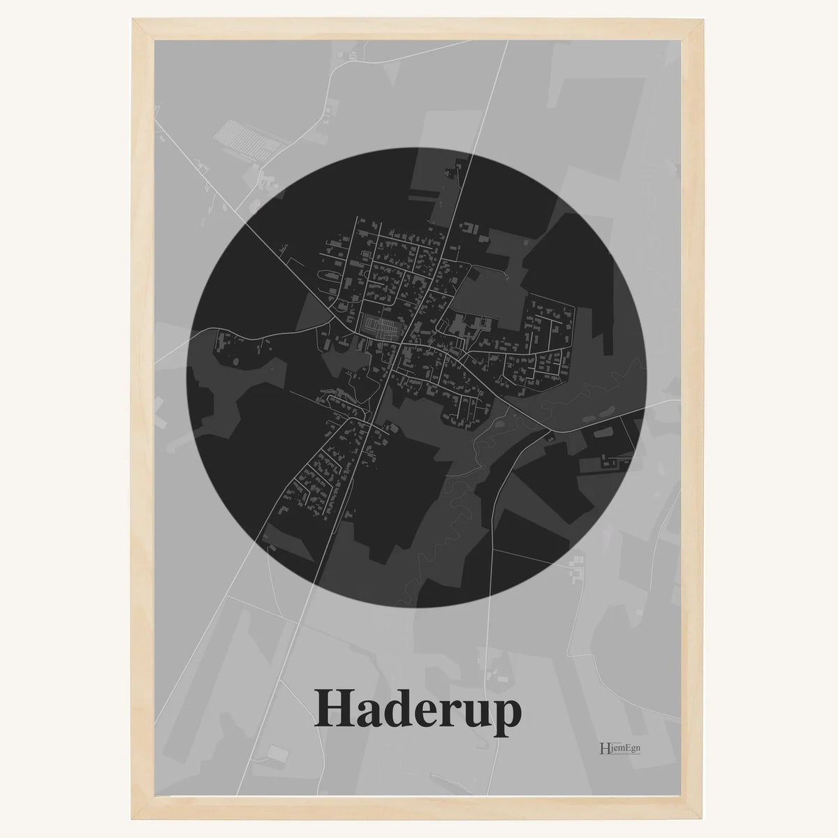 Haderup plakat – Centrum 2026 – Mørk grå