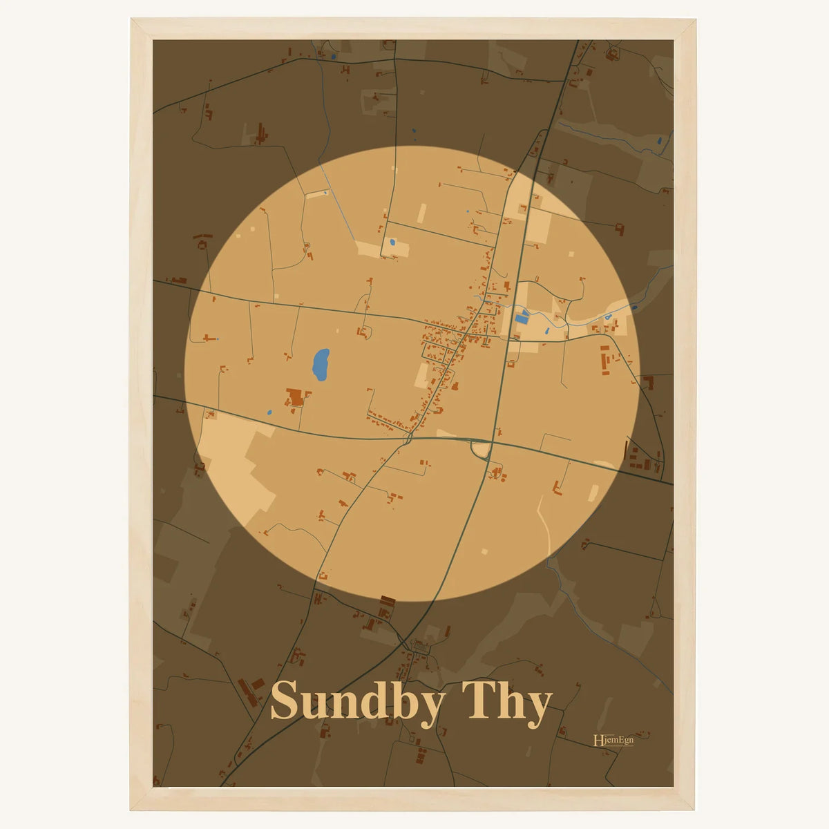 Sundby Thy plakat – Centrum 2026 – Lys pastel brun
