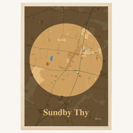 Sundby Thy plakat – Centrum 2026 – Lys pastel brun