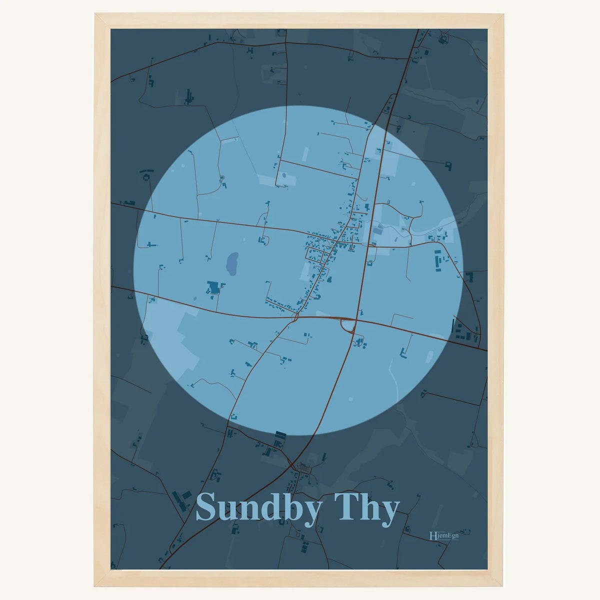 Sundby Thy plakat – Centrum 2026 – Lys pastel blå