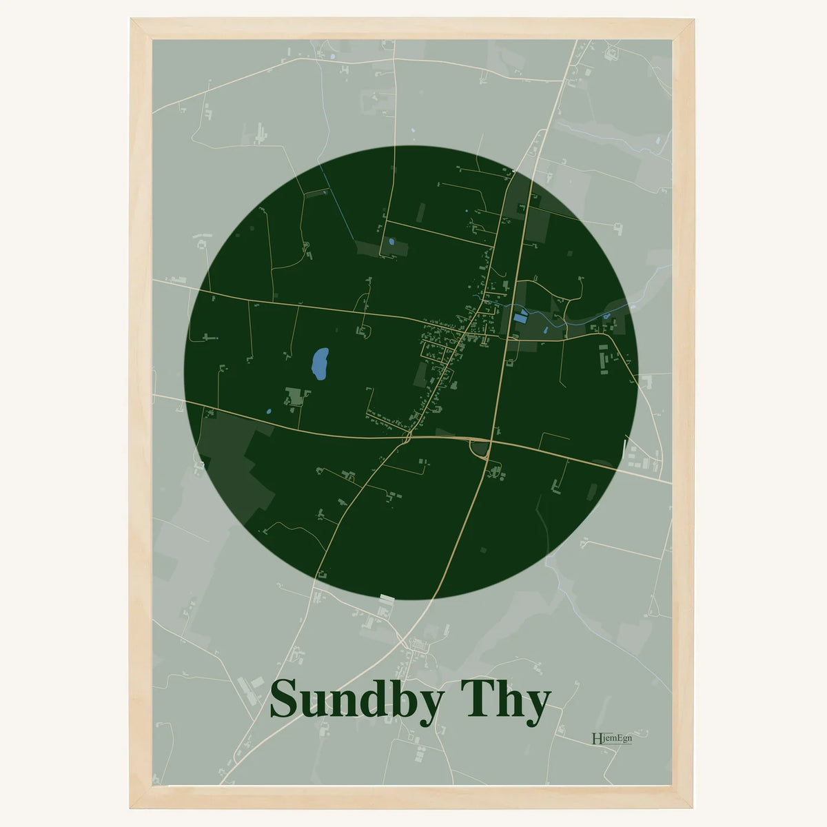 Sundby Thy plakat – Centrum 2026 – Mørk grøn