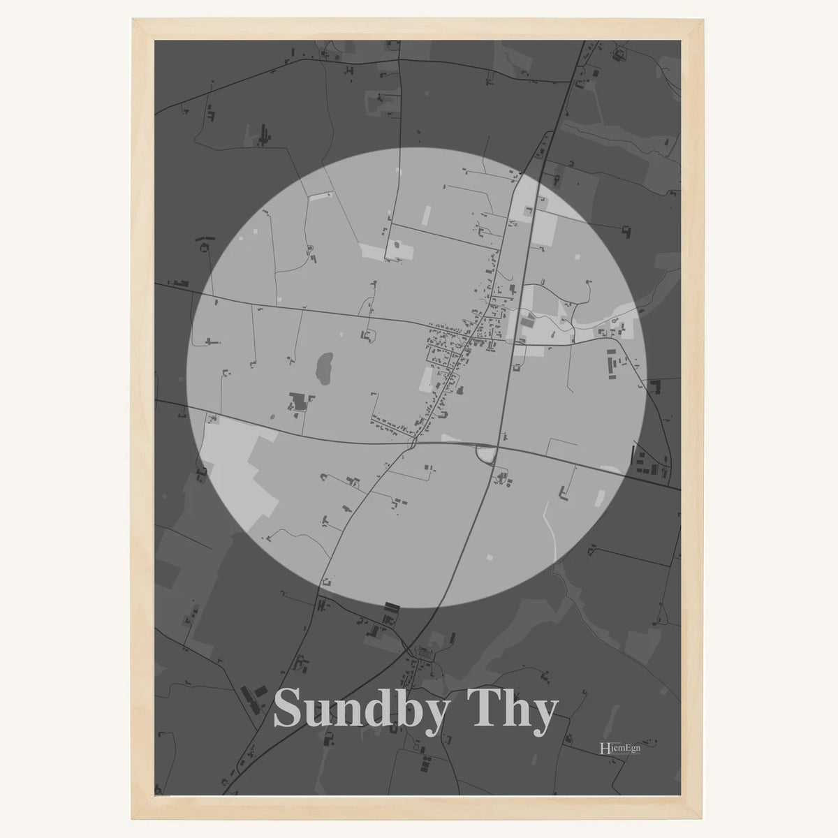 Sundby Thy plakat – Centrum 2026 – Lys pastel grå