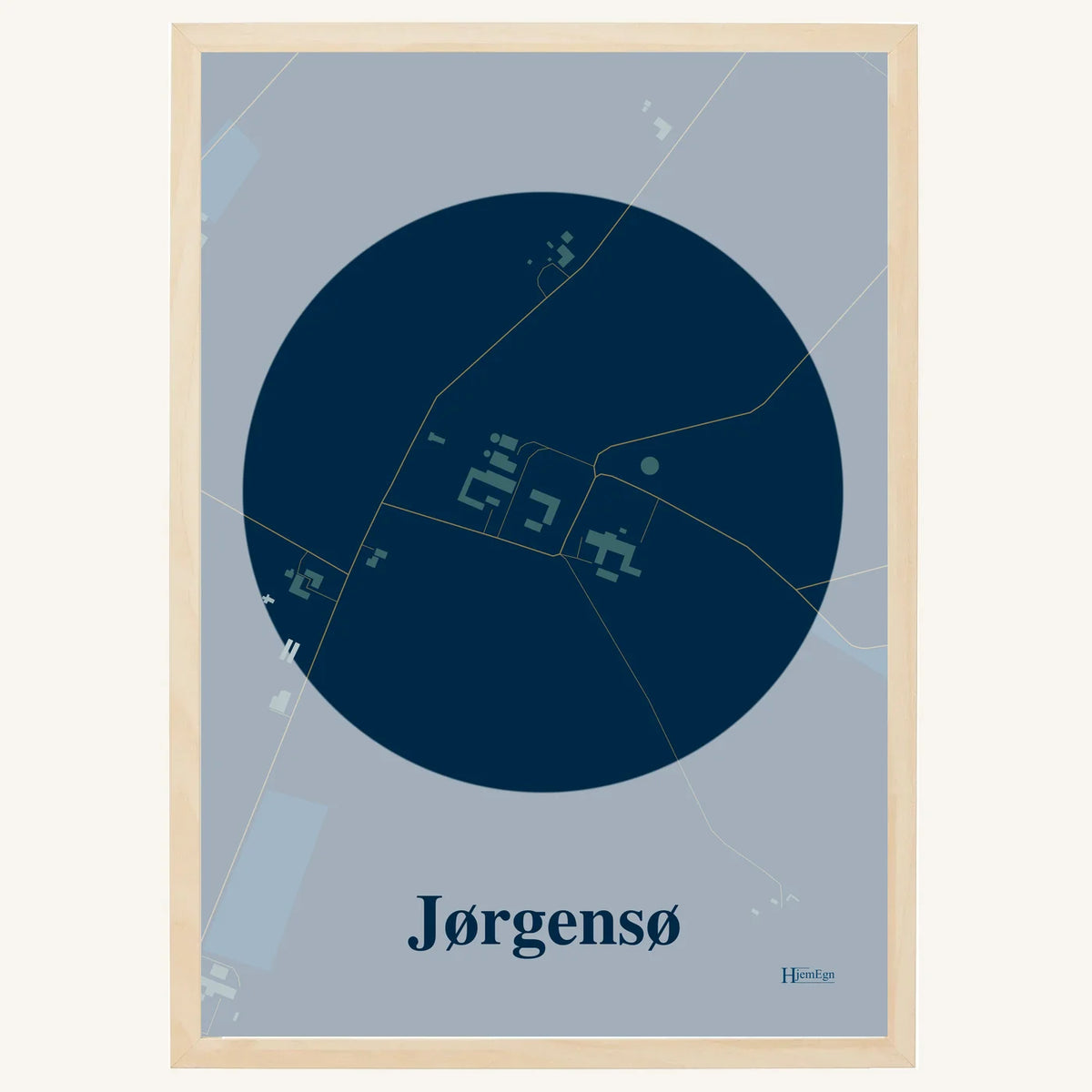 Jørgensø plakat – Centrum 2026 – Mørk blå