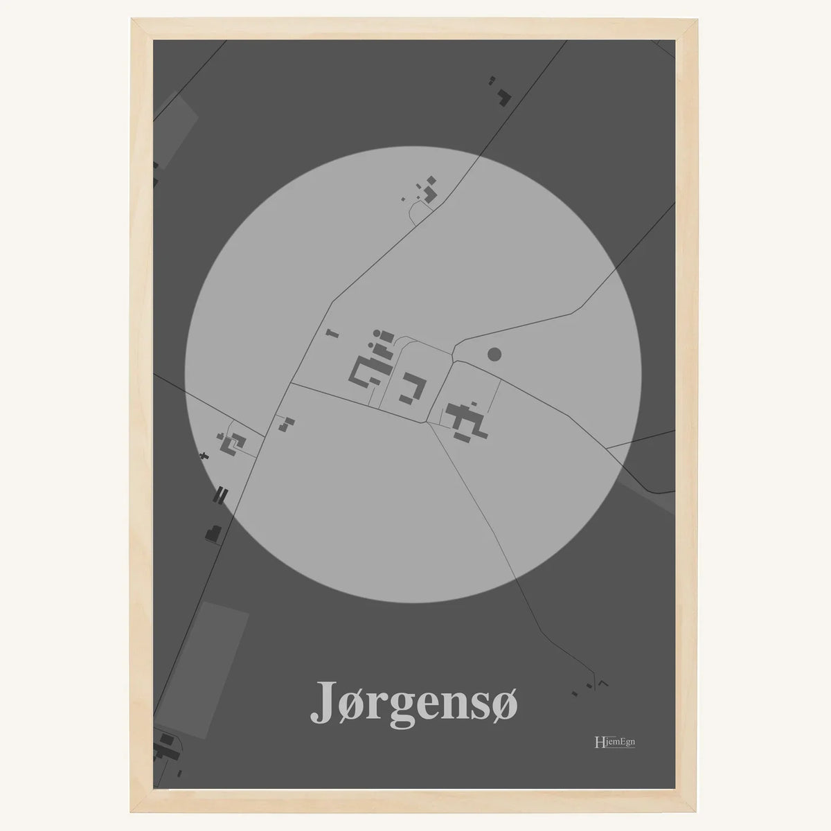 Jørgensø plakat – Centrum 2026 – Lys pastel grå