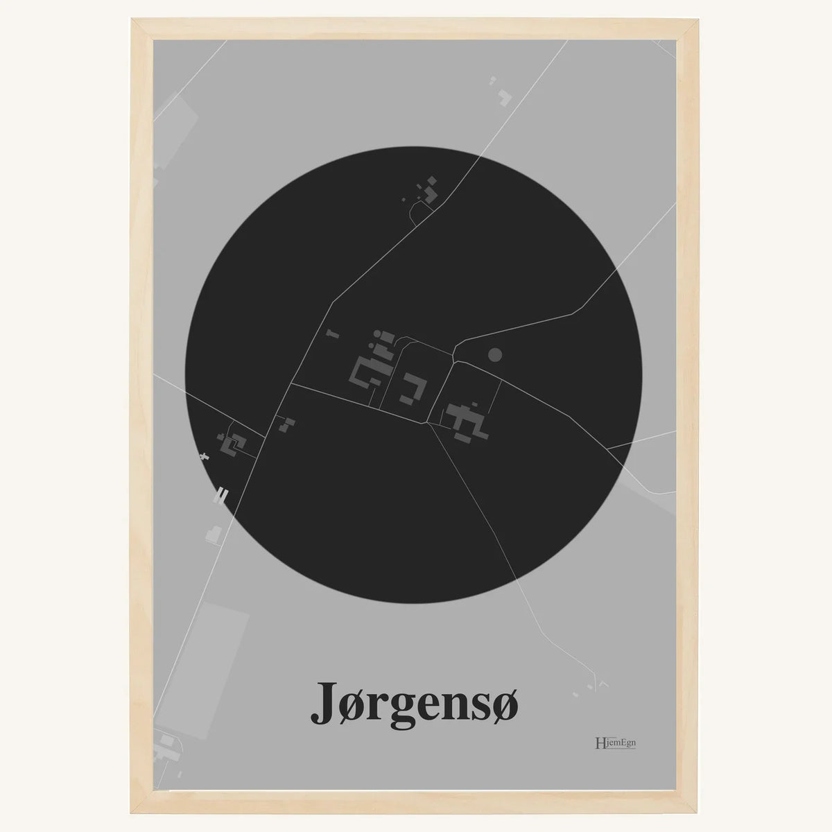 Jørgensø plakat – Centrum 2026 – Mørk grå