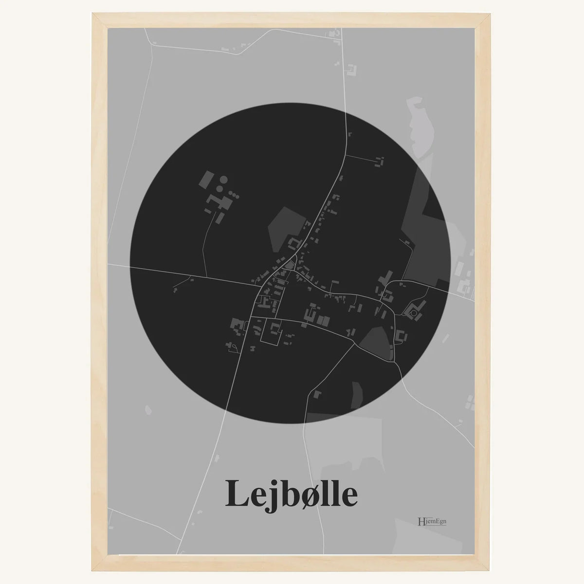 Lejbølle plakat – Centrum 2026 – Mørk grå