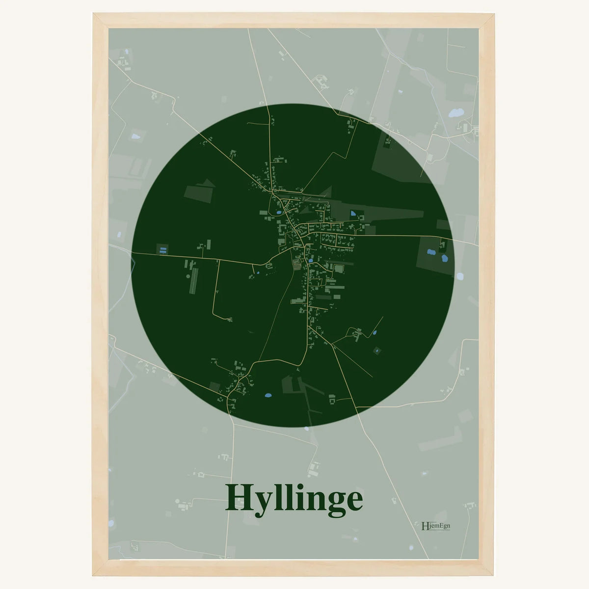 Hyllinge Plakat – Mørk grøn