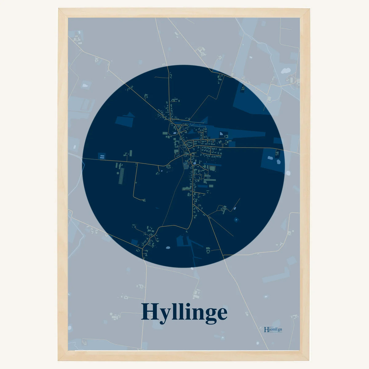 Hyllinge Plakat – Mørk blå