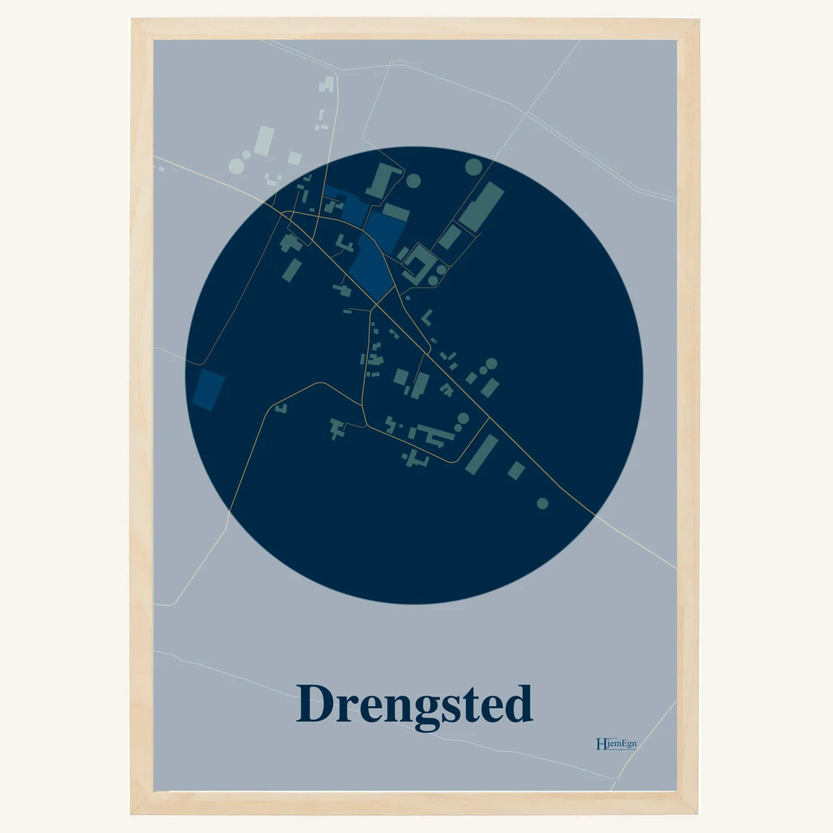 Drengsted plakat – Centrum 2026 – Mørk blå