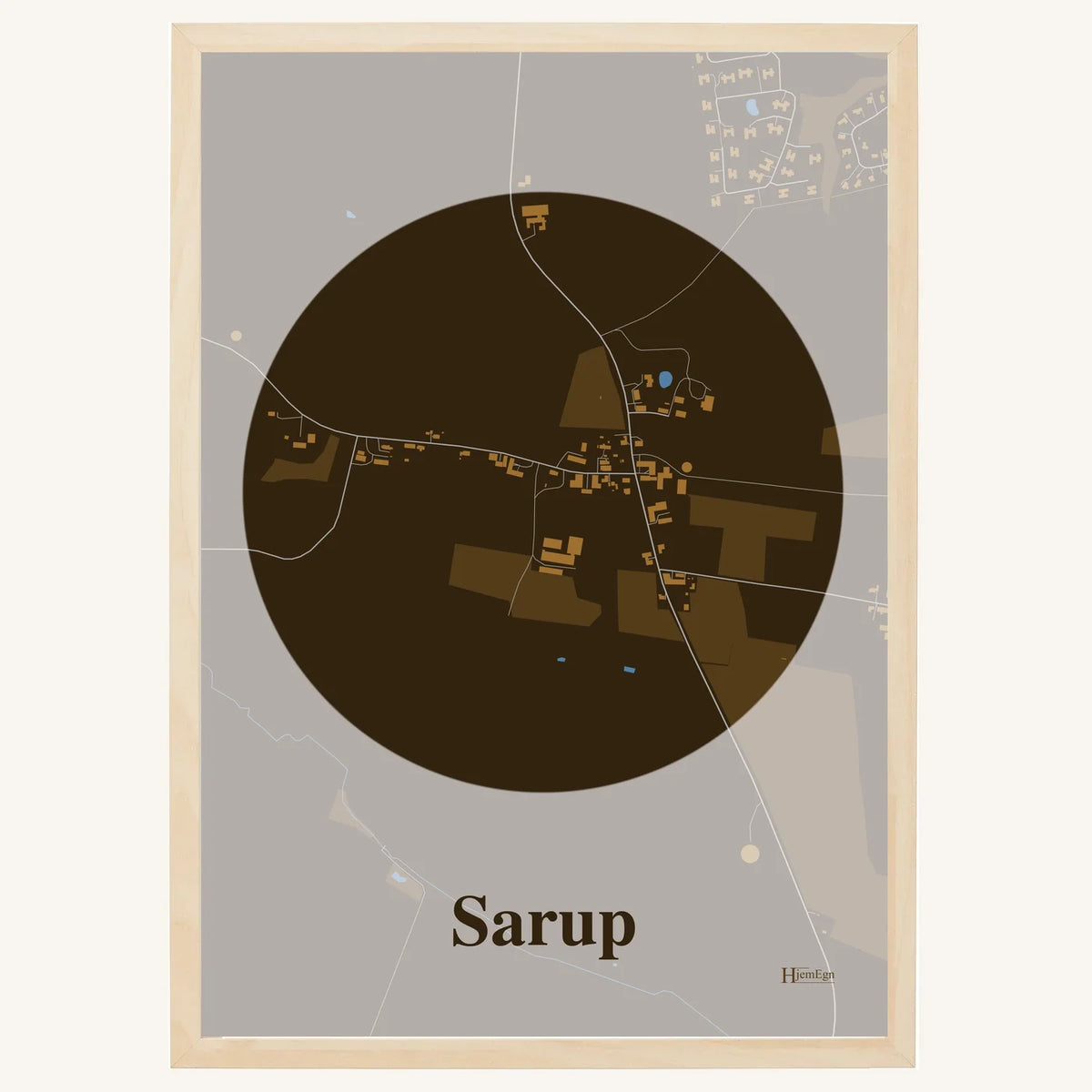 Sarup plakat – Centrum 2026 – Mørk brun