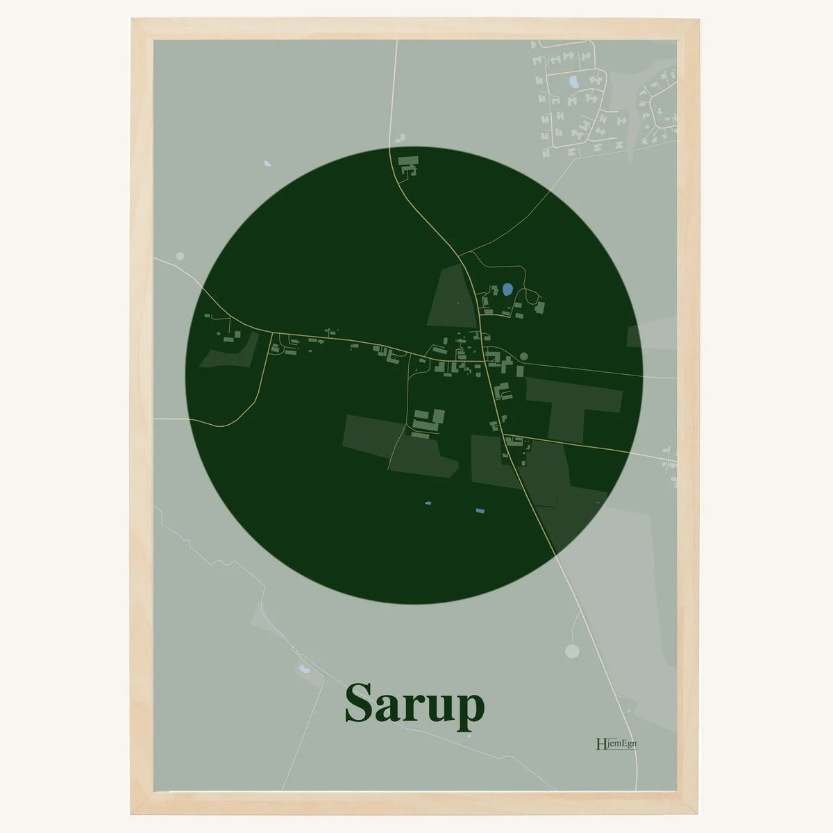 Sarup plakat – Centrum 2026 – Mørk grøn
