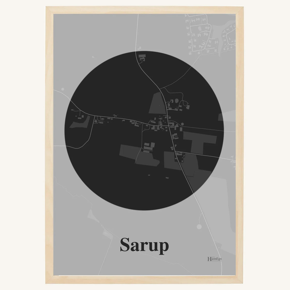 Sarup plakat – Centrum 2026 – Mørk grå