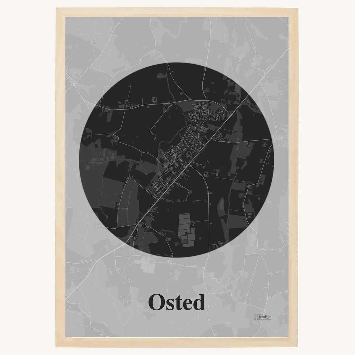 Osted plakat – Centrum 2026 – Mørk grå