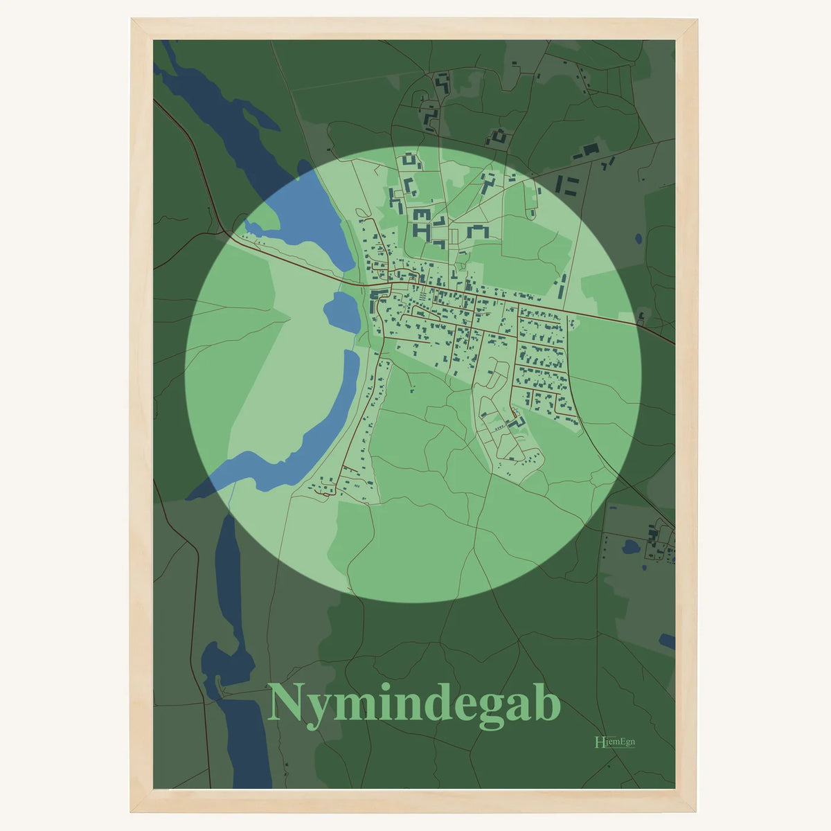 Nymindegab plakat – Centrum 2026 – Lys pastel grøn