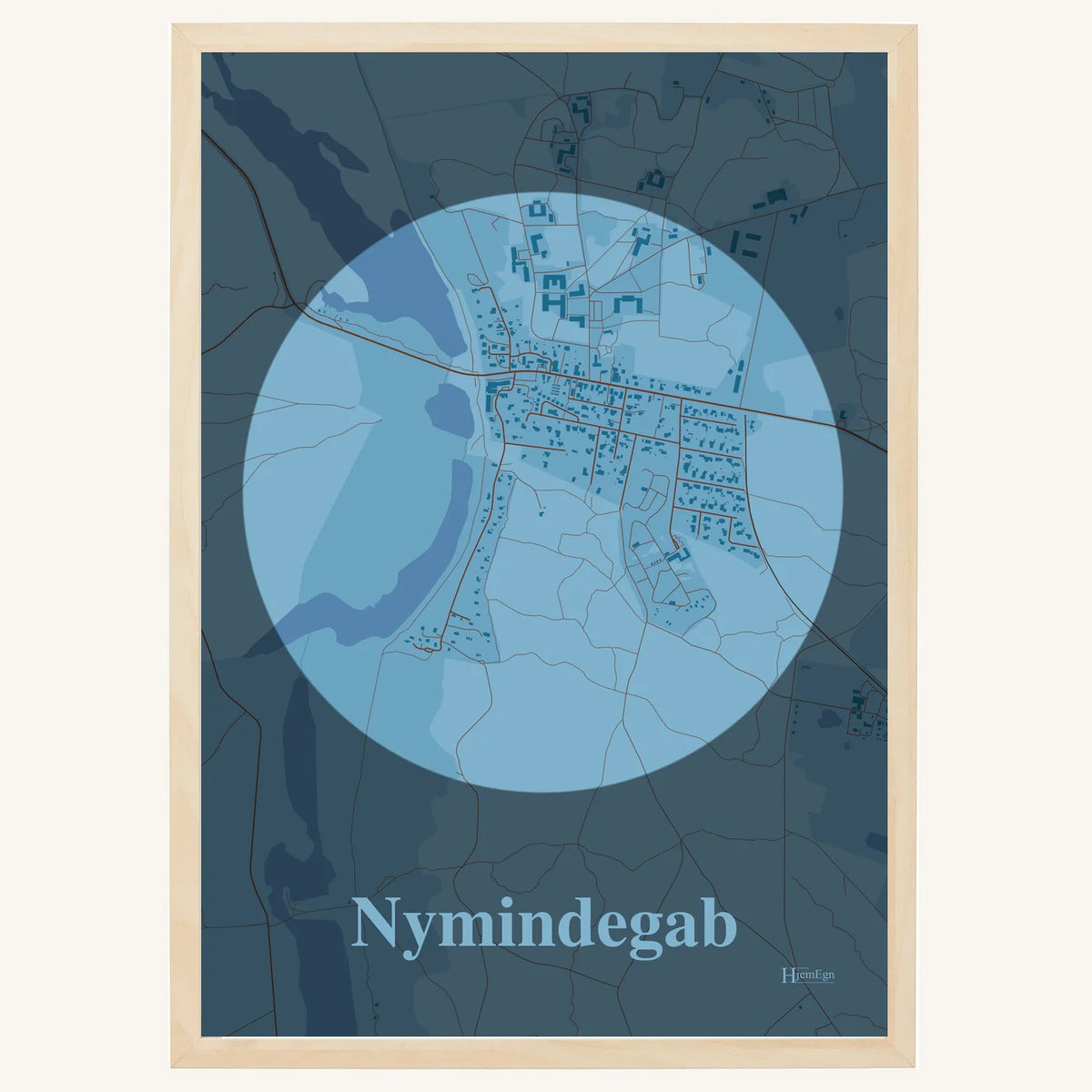 Nymindegab plakat – Centrum 2026 – Lys pastel blå