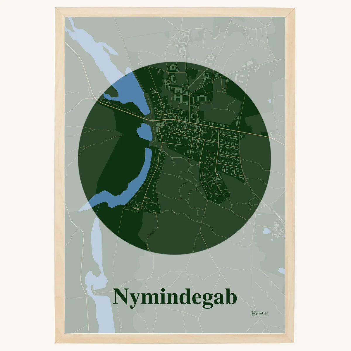 Nymindegab plakat – Centrum 2026 – Mørk grøn