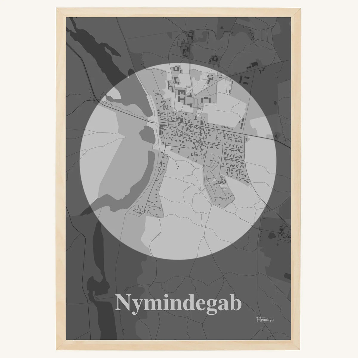 Nymindegab plakat – Centrum 2026 – Lys pastel grå