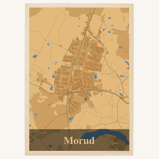 Morud Plakat – Lys pastel brun