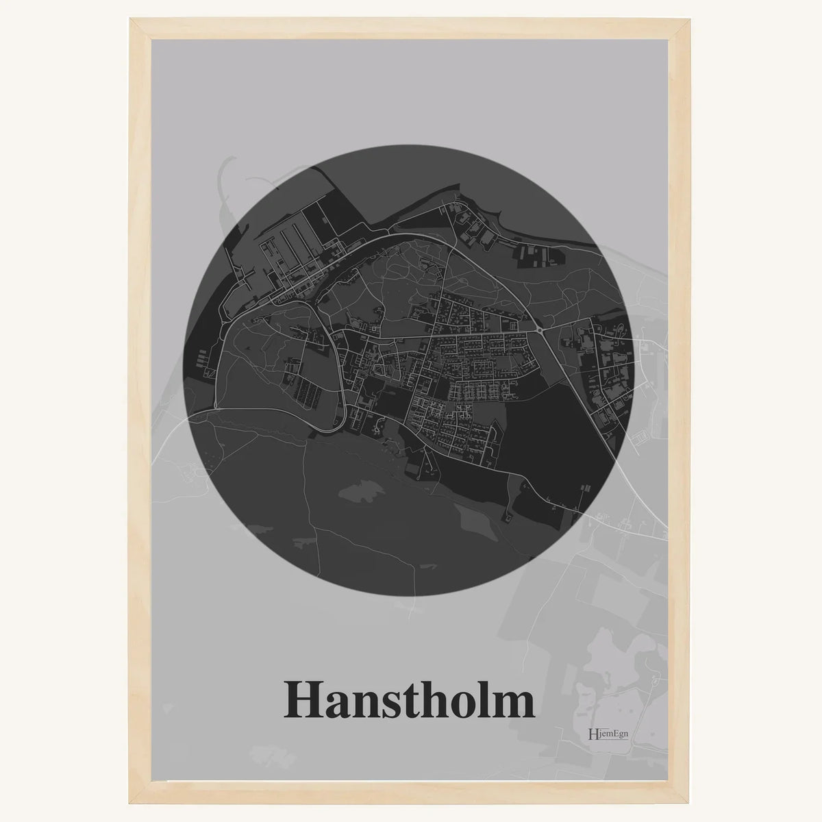 Hanstholm plakat – Centrum 2026 – Mørk grå