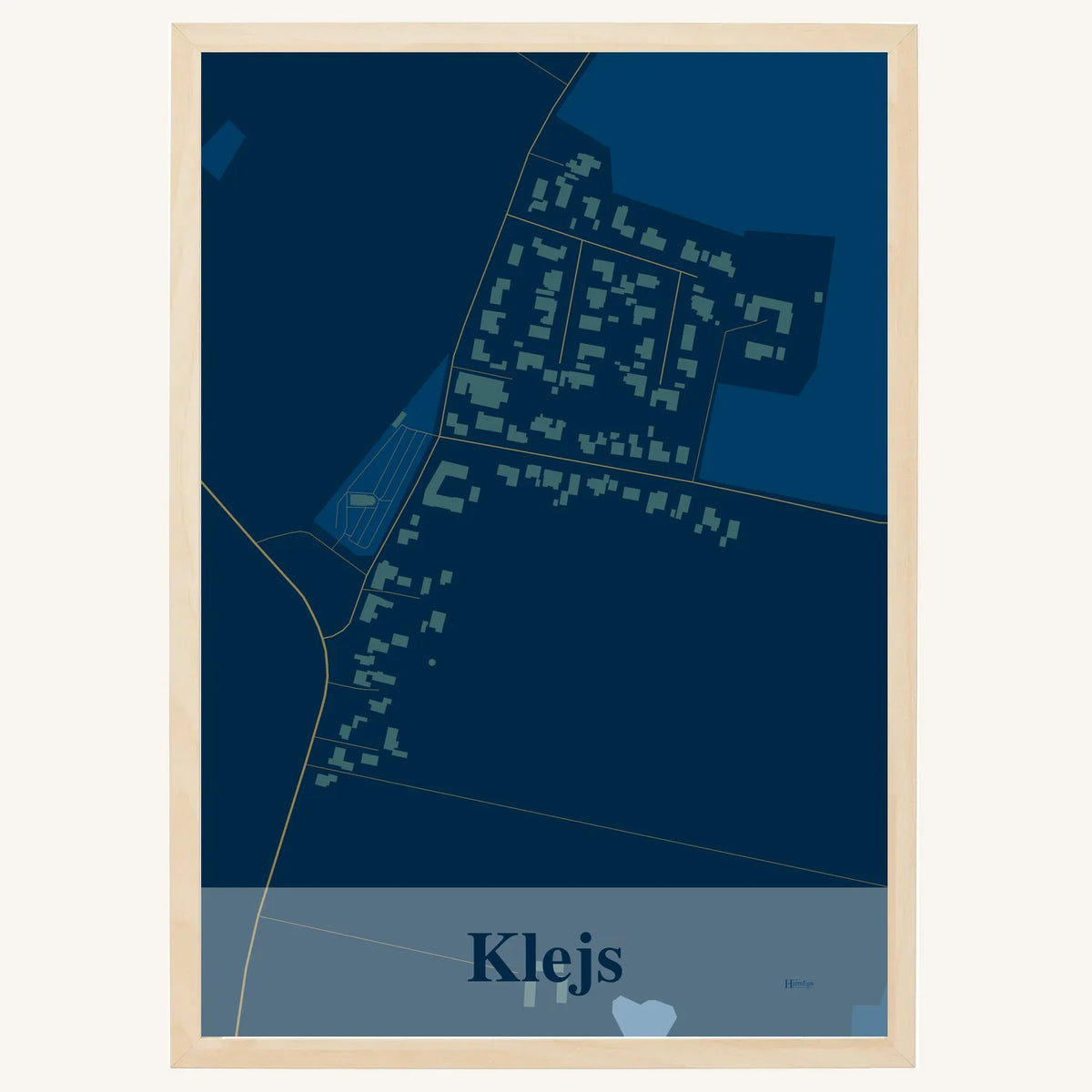 Klejs plakat – Firkantet 2026 – Mørk blå