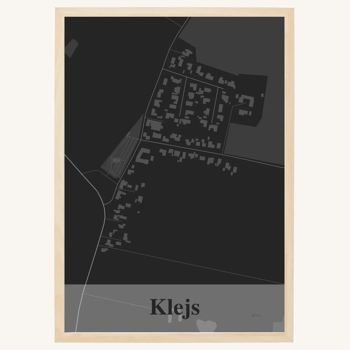Klejs plakat – Firkantet 2026 – Mørk grå
