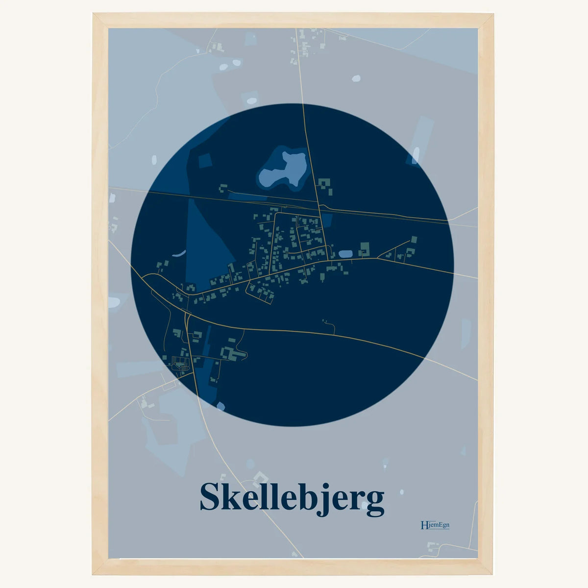 Skellebjerg plakat – Centrum 2026 – Mørk blå