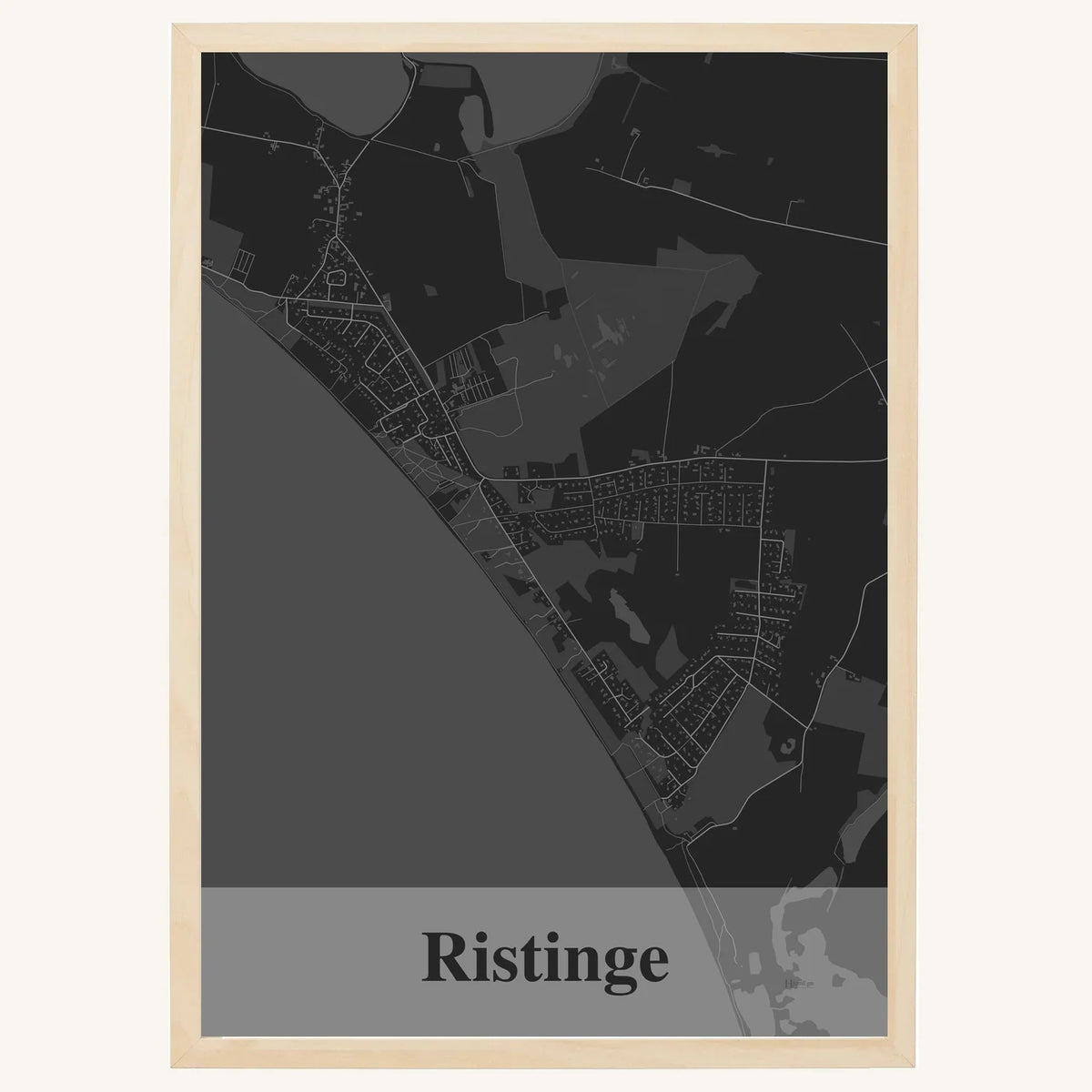 Ristinge plakat – Firkantet 2026 – Mørk grå