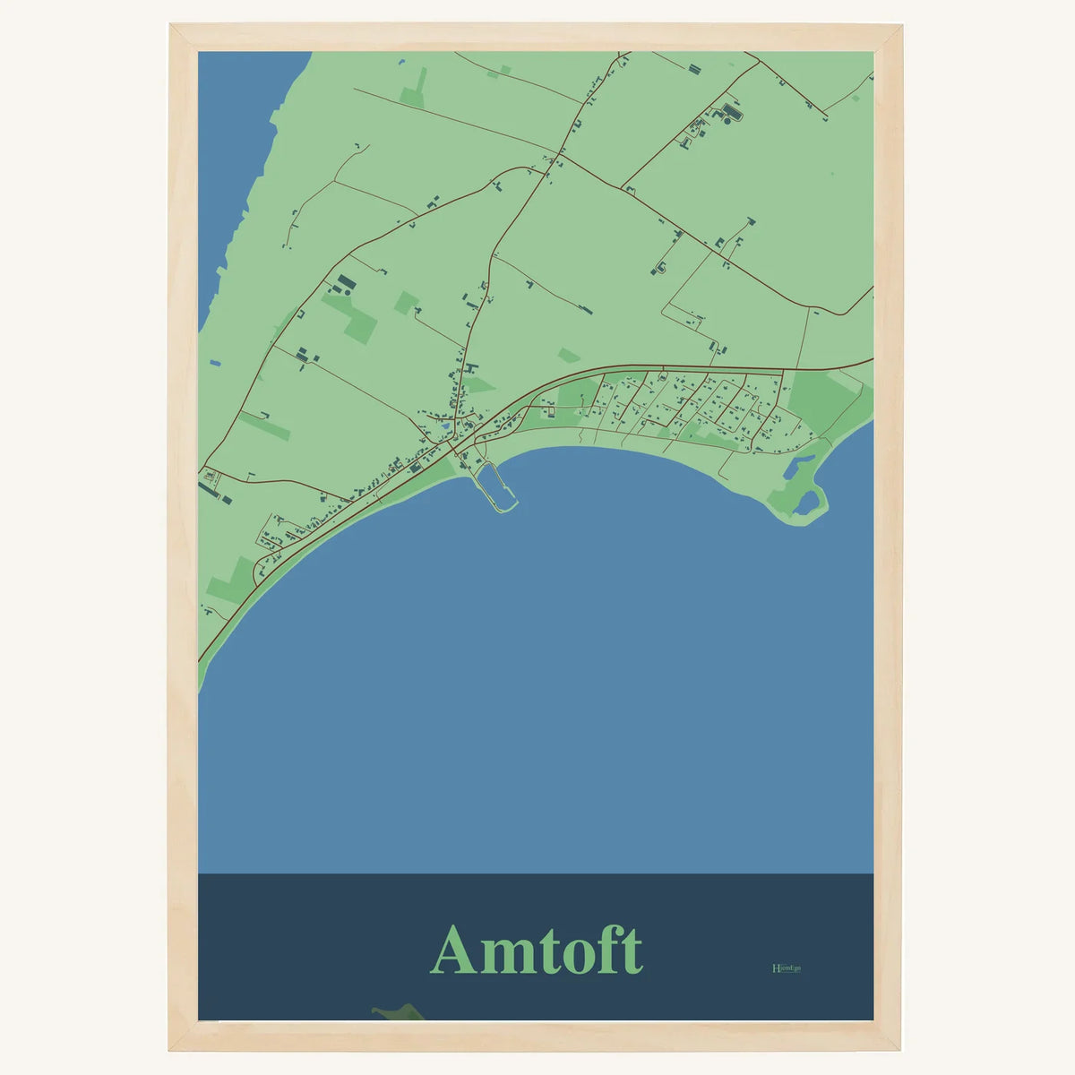 Amtoft plakat – Firkantet 2026 – Lys pastel grøn