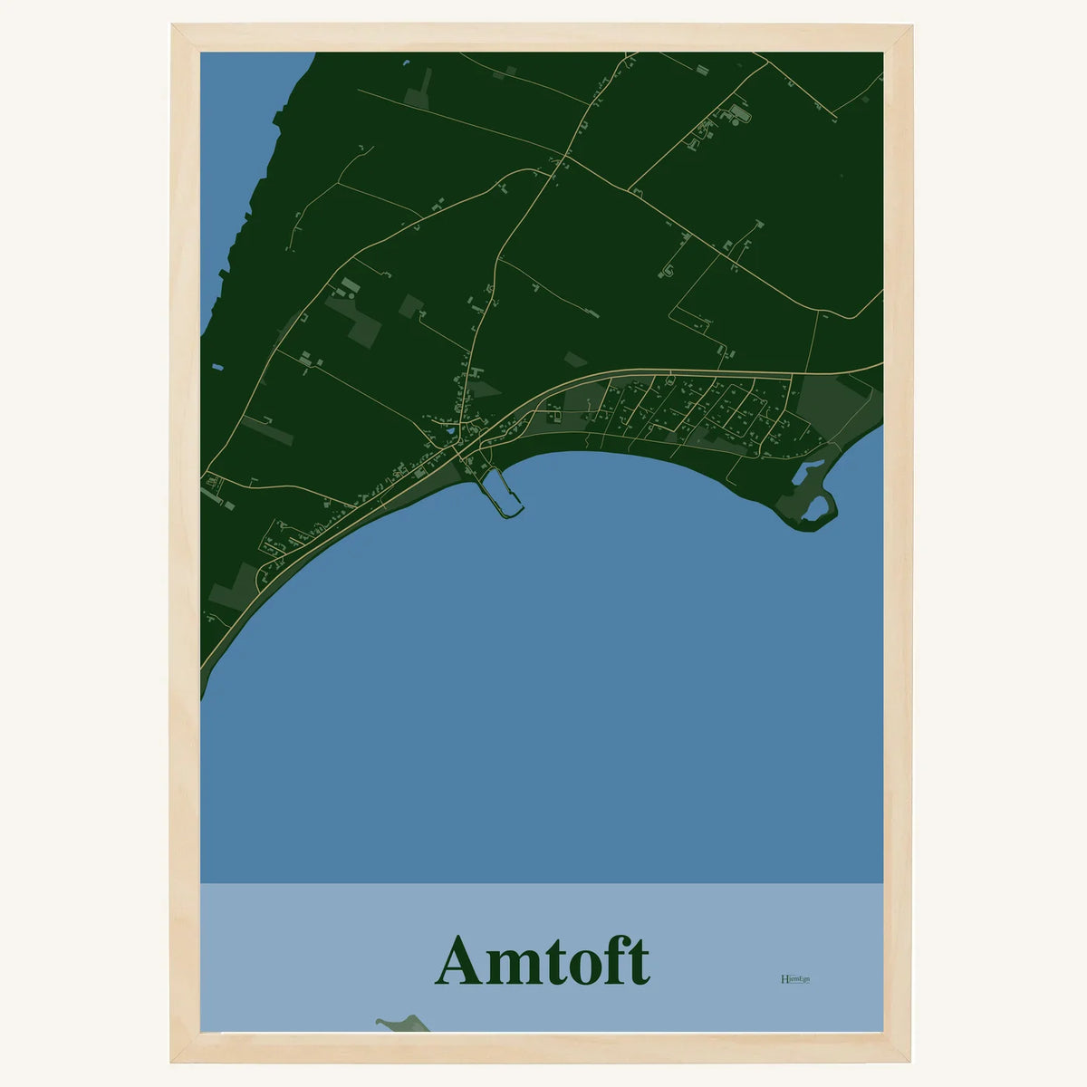 Amtoft plakat – Firkantet 2026 – Mørk grøn