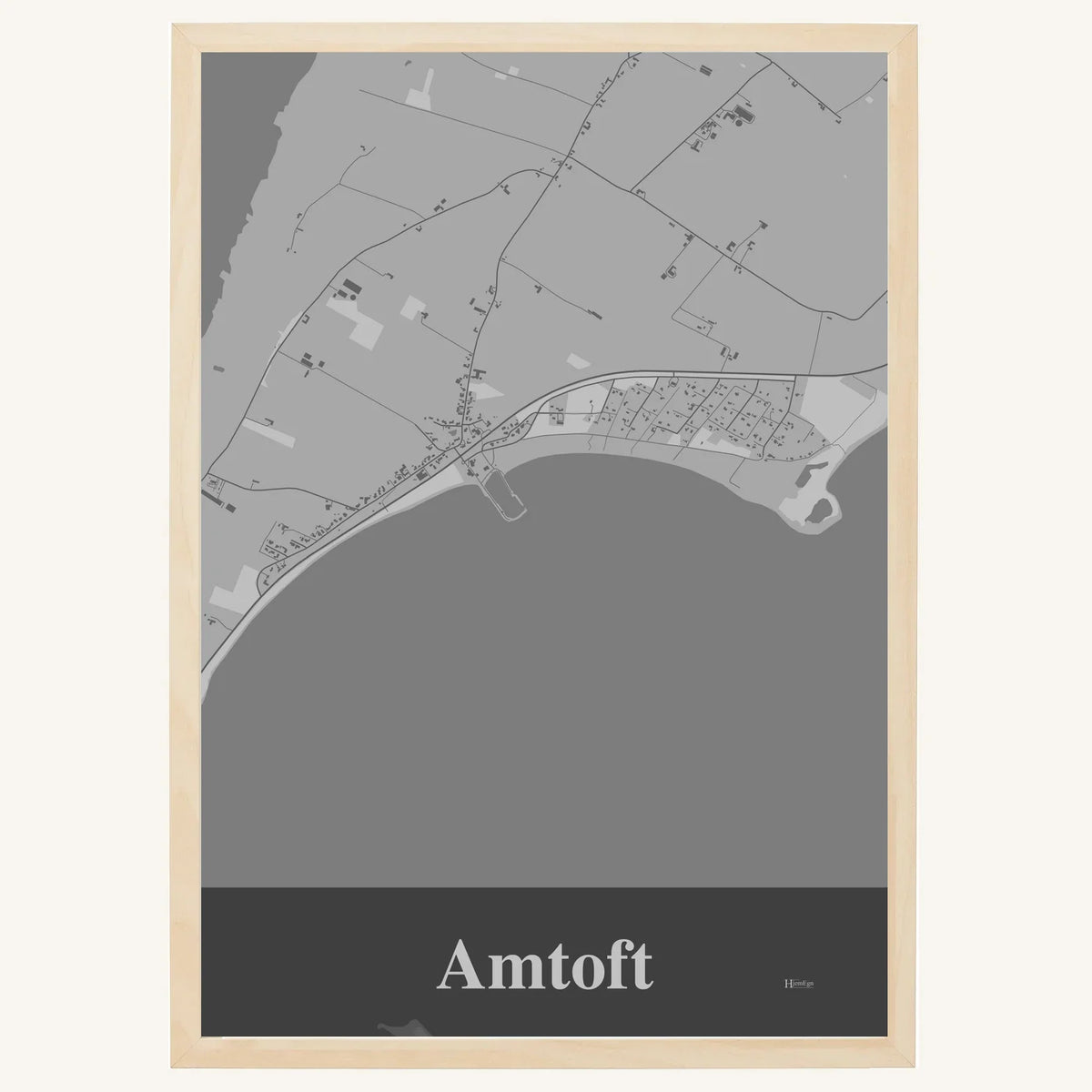 Amtoft plakat – Firkantet 2026 – Lys pastel grå