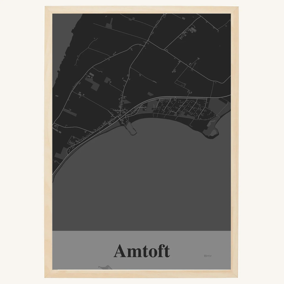 Amtoft plakat – Firkantet 2026 – Mørk grå