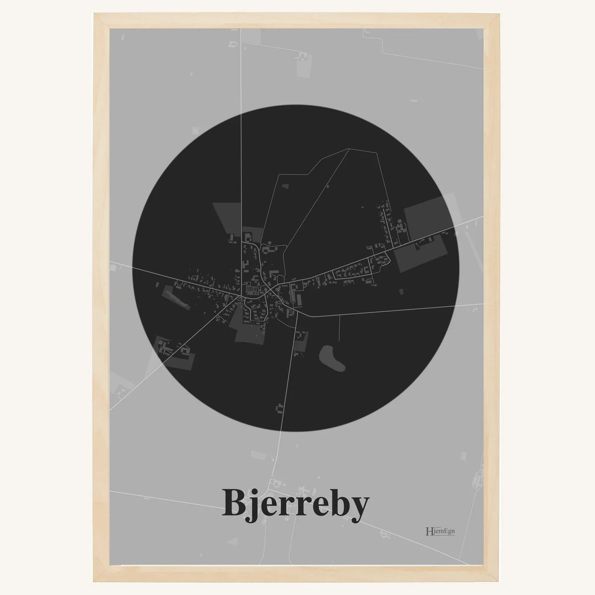 Bjerreby plakat – Centrum 2026 – Mørk grå