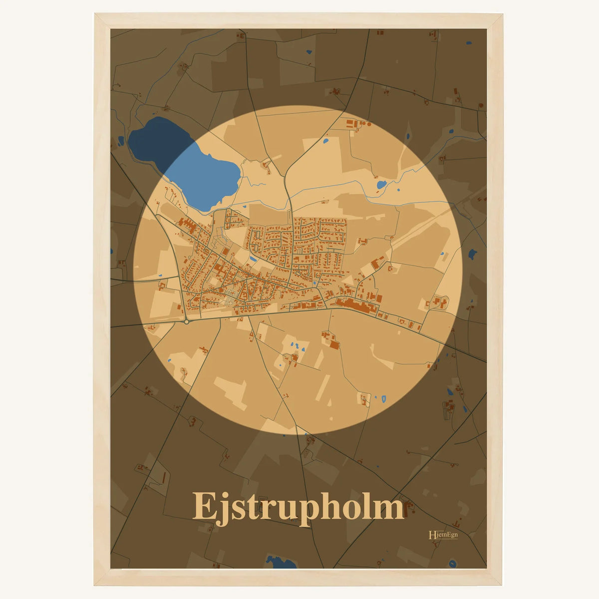 Ejstrupholm plakat – Centrum 2026 – Lys pastel brun