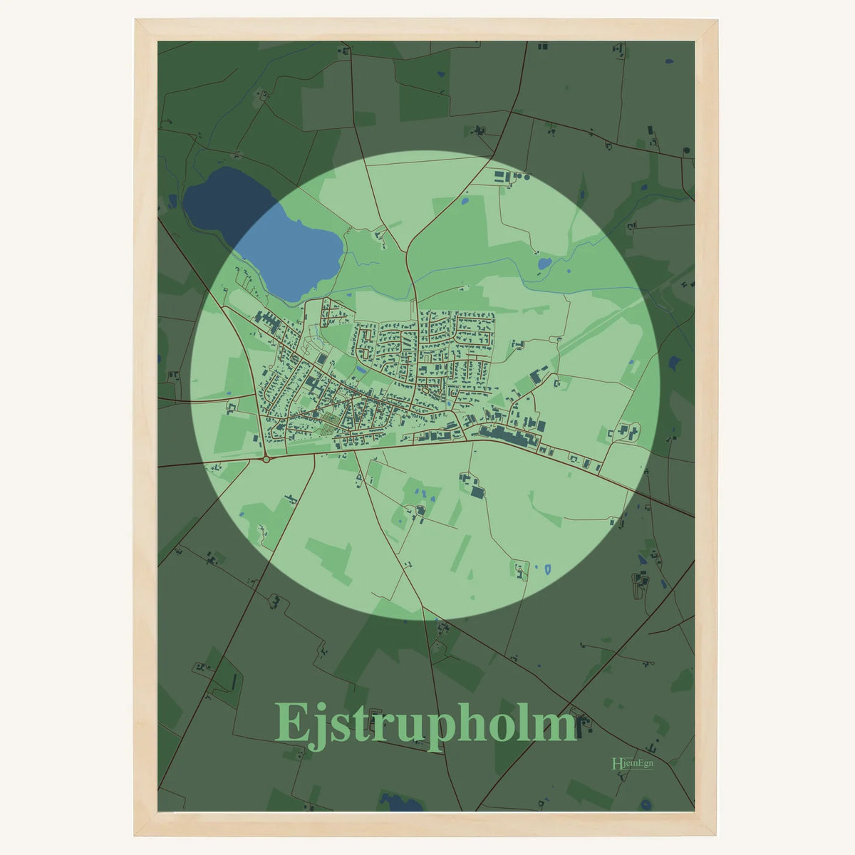 Ejstrupholm plakat – Centrum 2026 – Lys pastel grøn