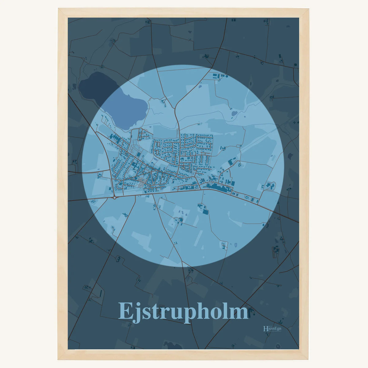 Ejstrupholm plakat – Centrum 2026 – Lys pastel blå
