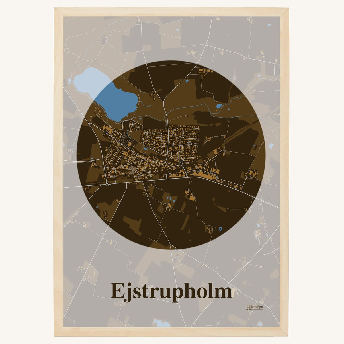 Ejstrupholm plakat – Centrum 2026 – Mørk brun