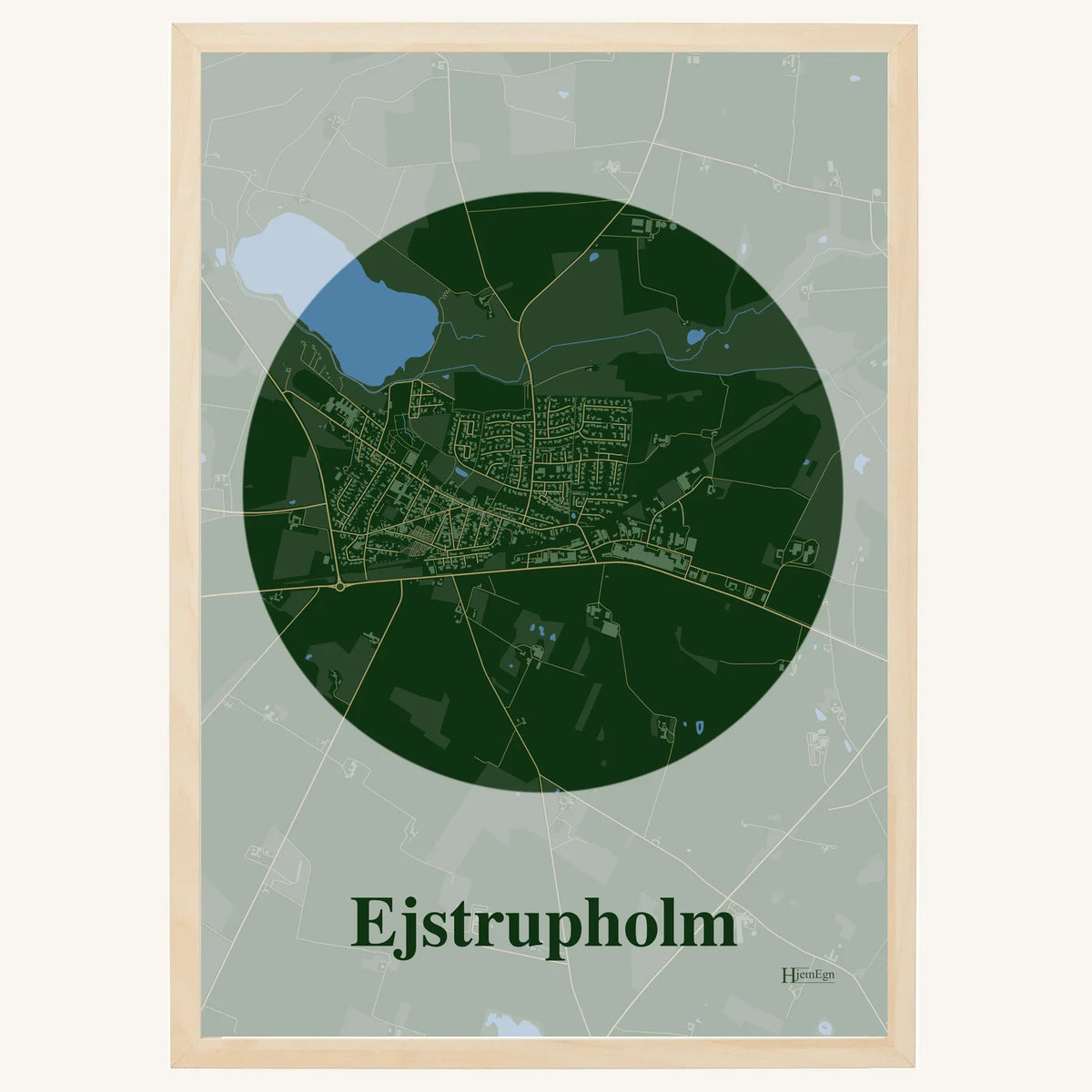 Ejstrupholm plakat – Centrum 2026 – Mørk grøn