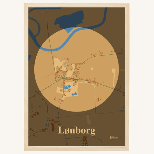 Lønborg plakat – Centrum 2026 – Lys pastel brun