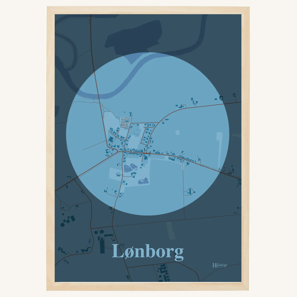 Lønborg plakat – Centrum 2026 – Lys pastel blå