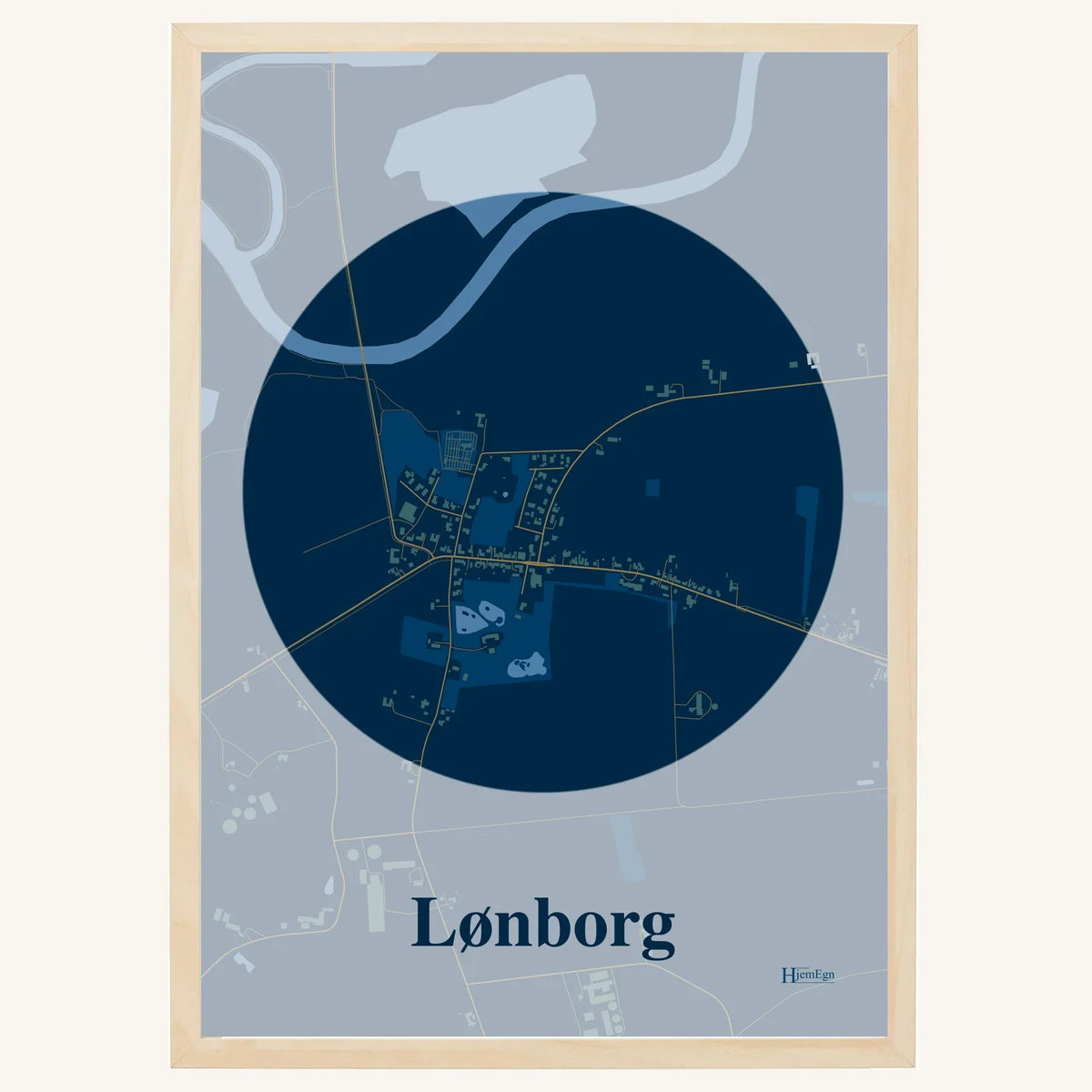 Lønborg plakat – Centrum 2026 – Mørk blå