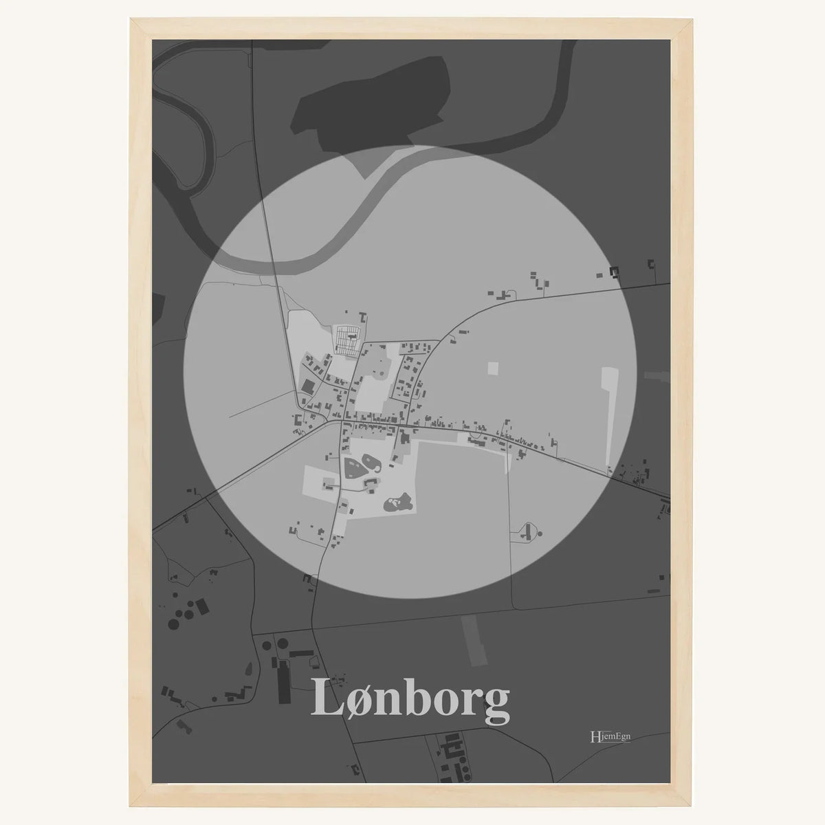 Lønborg plakat – Centrum 2026 – Lys pastel grå