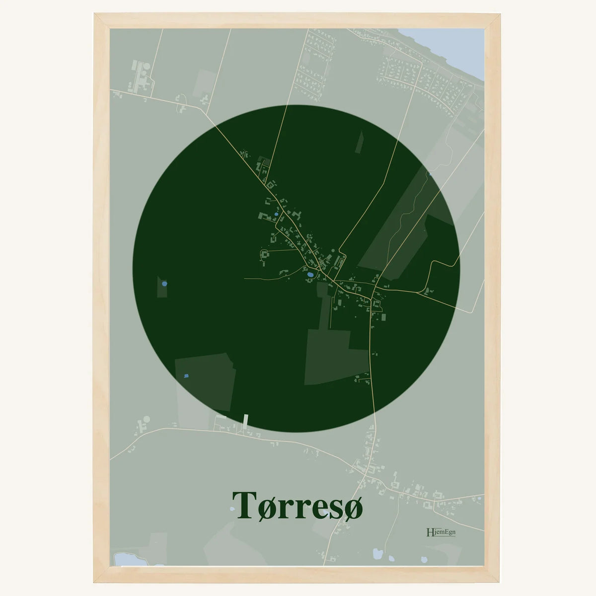 Tørresø plakat – Centrum 2026 – Mørk grøn