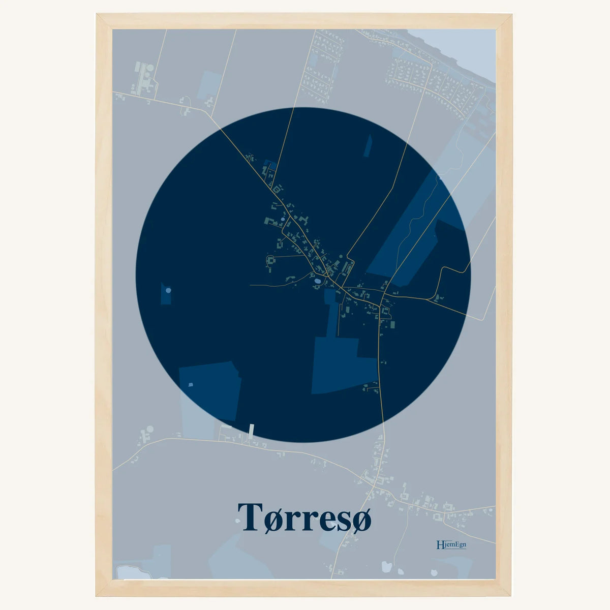 Tørresø plakat – Centrum 2026 – Mørk blå