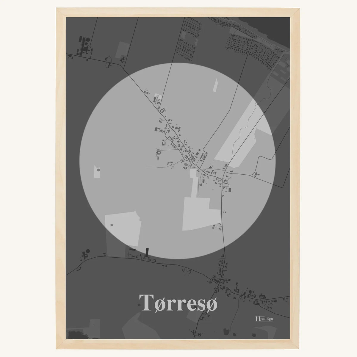 Tørresø plakat – Centrum 2026 – Lys pastel grå