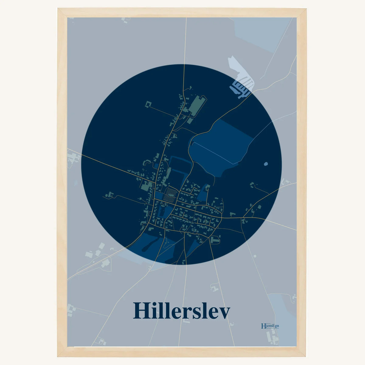 Hillerslev plakat – Centrum 2026 – Mørk blå