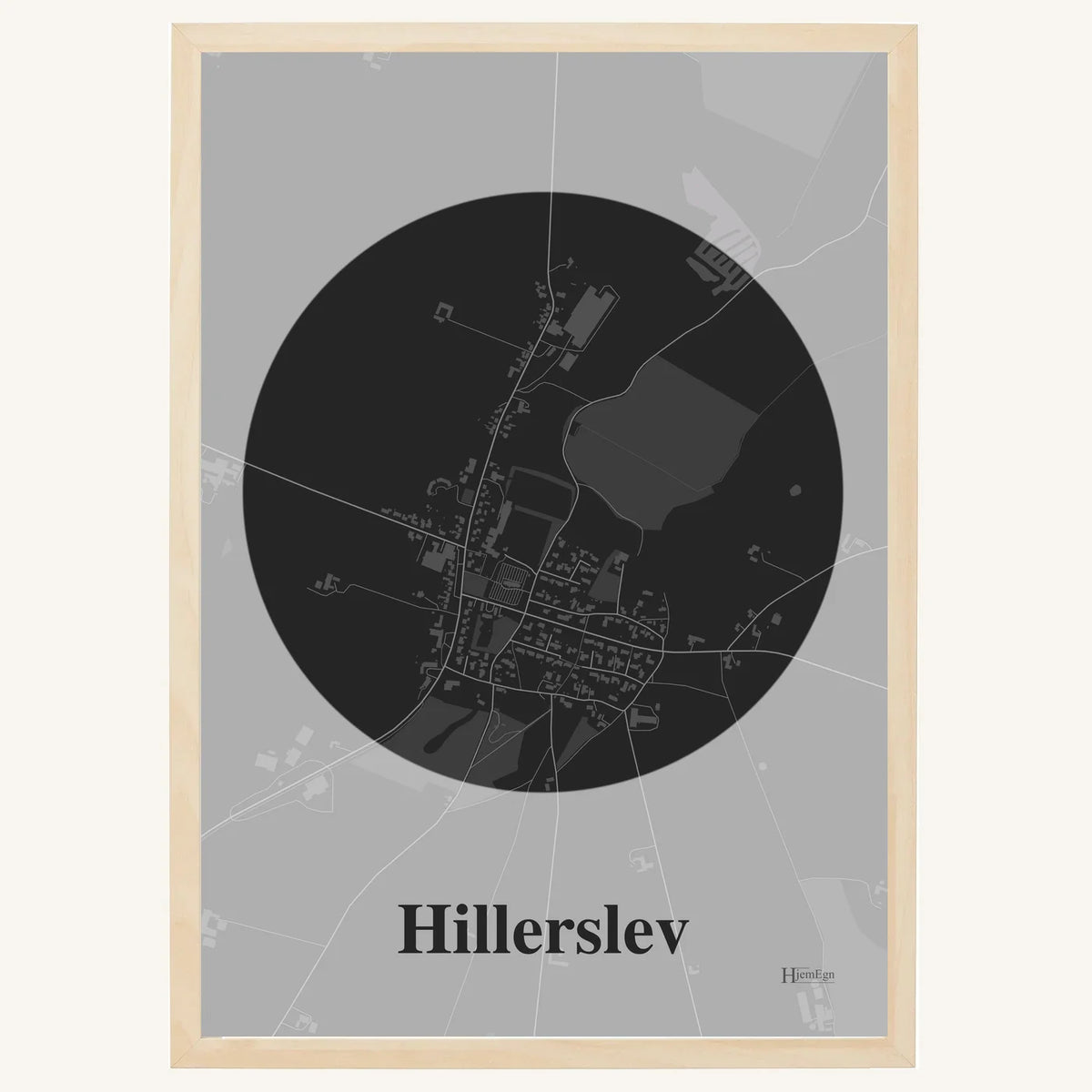 Hillerslev plakat – Centrum 2026 – Mørk grå