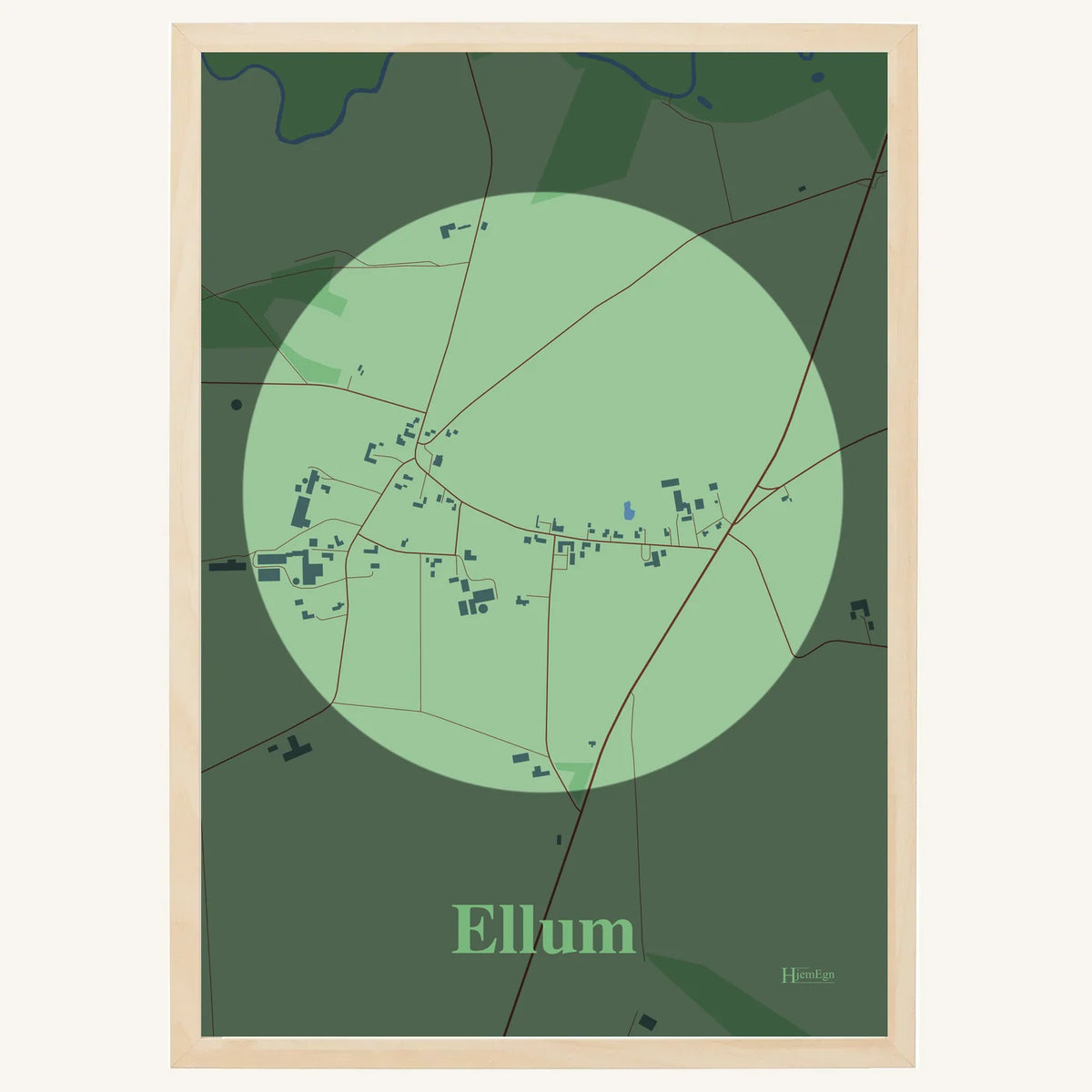 Ellum plakat – Centrum 2026 – Lys pastel grøn
