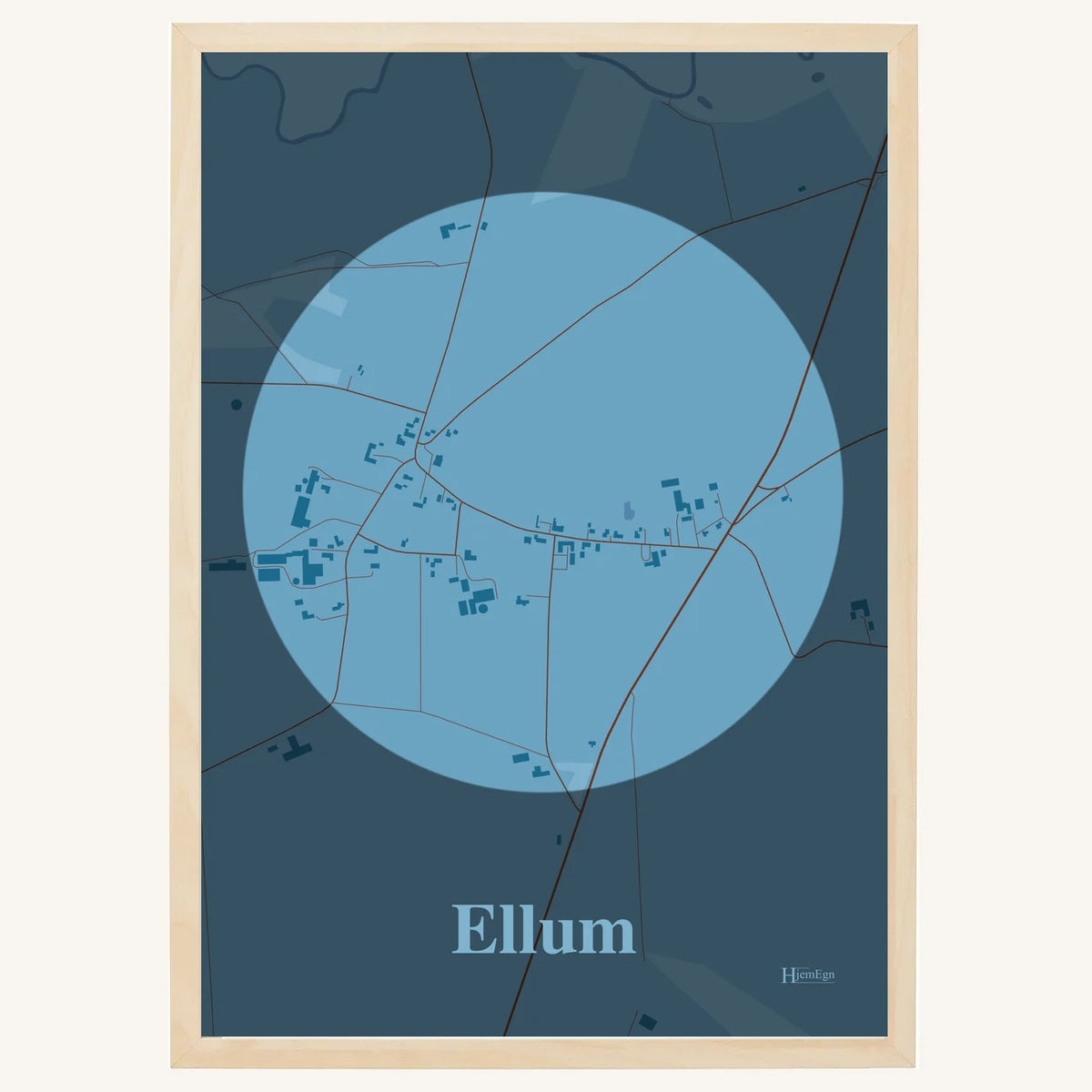 Ellum plakat – Centrum 2026 – Lys pastel blå