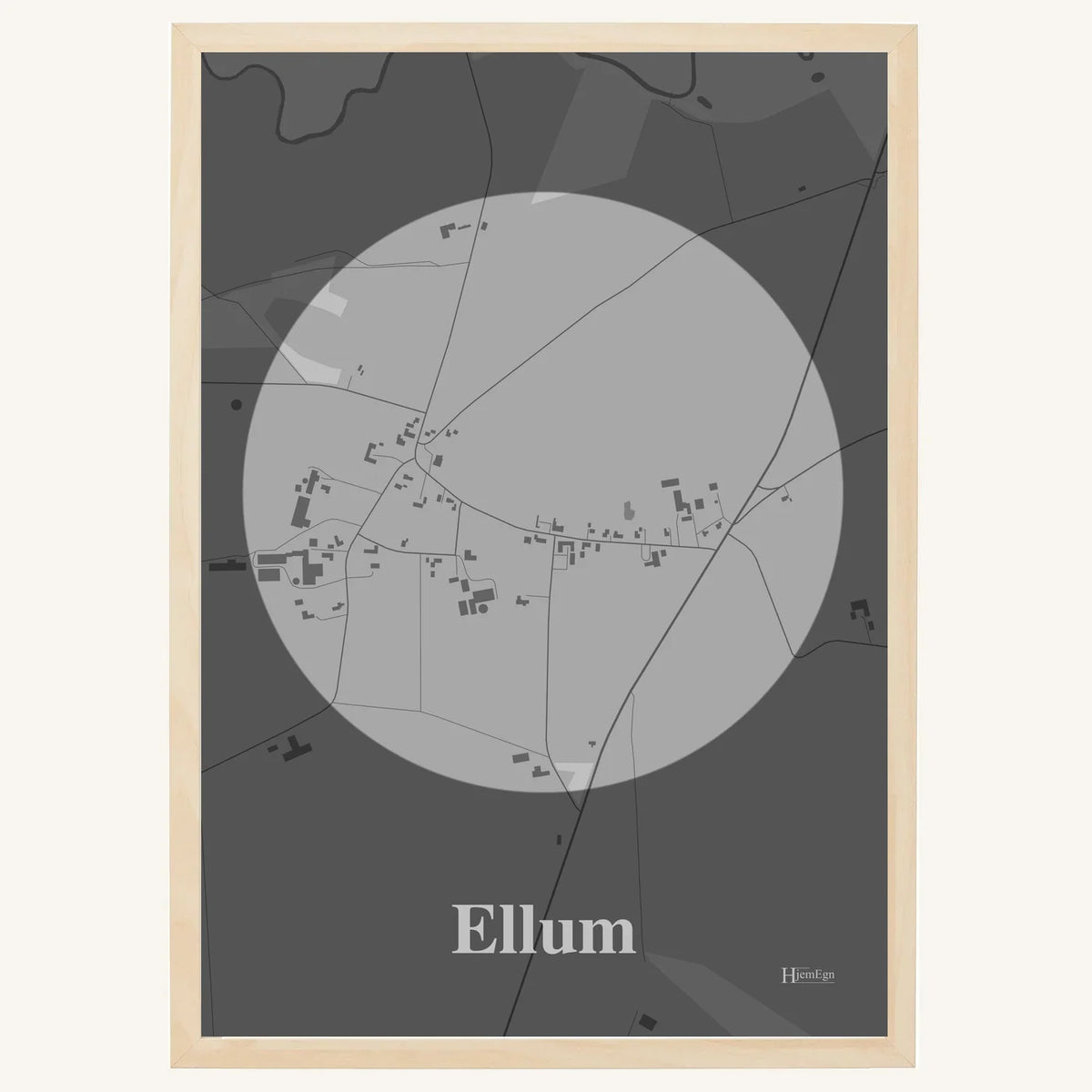 Ellum plakat – Centrum 2026 – Lys pastel grå